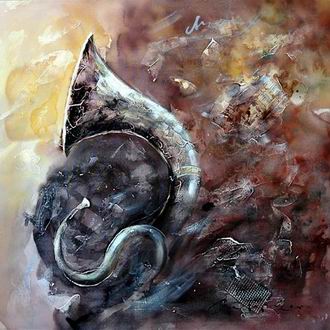 Musical Instrument oil painting